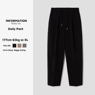 Quần vải cạp chun Baeton daily pant mặc thường ngày chất liệu coolmax cực mềm mịn, thoáng mát-D02