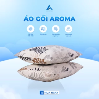 Vỏ Áo Gối Nằm Aroma - Vải Áo Gối TenCel Luxury - Vải Mát - Giao Màu Ngẫu Nhiên