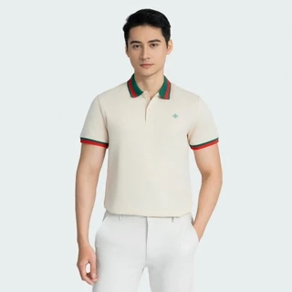 Áo Polo Nam Aristino Insidemen 6PS003AZ dáng Regular Fit suông nhẹ họa tiết dệt Jacquard trẻ trung