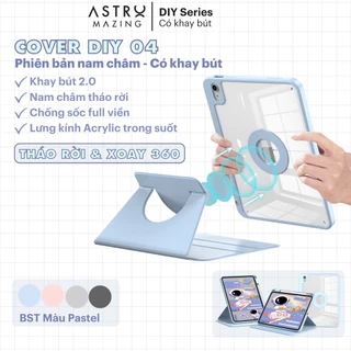 Bao da iPad AstroMazing xoay 360 tháo rời nam châm độ chống sốc cho Pro 11 Air 4 5 6 Gen 10