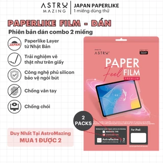 Miếng dán màn hình Paperlike Nhật Bản Hồng cho iPad Pro 11 Air 4 5 Gen 7 8 9
