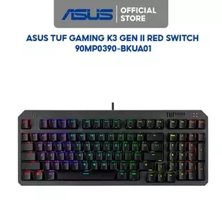 Bàn phím ASUS TUF Gaming K3 Gen II Red Switch - 90MP0390-BKUA01