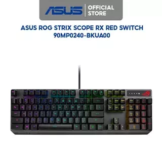 Bàn phím Gaming Quang Cơ Asus ROG Strix Scope RX RED Switch Wired - 90MP0240-BKUA00