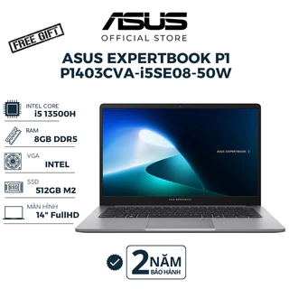 Laptop ASUS ExpertBook P1 P1403CVA-i5SE08-50W i5-13500H | 8GB | 512GB | VGA Intel 14' FHD | Win 11
