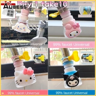 Aubess [Mua 1 Tặng 10] Bộ mở rộng vòi chống bắn nước - Lưỡi xoay 360° & Bộ lọc khoáng chất, Thiết kế khóa nhanh để sử dụng nhiều kiểu