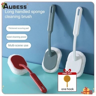 Aubess [Quà tặng] Cọ rửa tường nhà tắm cán dài Cọ rửa sàn nhà tắm