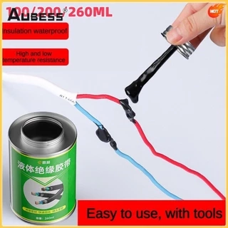 Băng keo điện dạng lỏng đa năng Aubess 100/200/260ML - Chất trám chống thấm nước linh hoạt, khô nhanh cho điều kiện khắc nghiệt, hoàn hảo cho ô tô/hàng hải/thiết bị điện tử