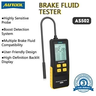 AUTOOL AS502 Máy kiểm tra dầu phanh Máy kiểm tra dầu phanh ô tô tương thích với DOT3/DOT4/DOT5.1/ENV4/ENV6 ATE/TRW/BOSCH/MOBIL