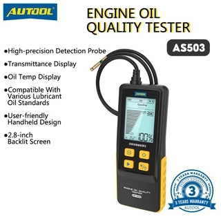AUTOOL AS503 Dầu bôi trơn ô tô Máy Diesel Động cơ xe Dầu bôi trơn Công cụ phân tích chất lượng Tự động sửa chữa và bảo trì