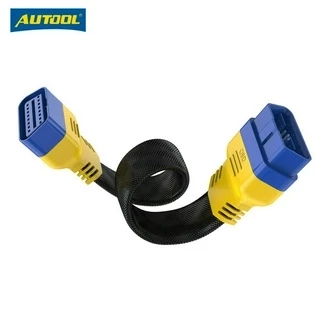 Autool Xe 30cm Cáp Nối Dài OBD Có Thể Định Hình Tương Thích Cho Xe ELM327 OBD2 16Pin Tăng Cường Linh Hoạt Nối Dài Nam Đến Nữ Cáp, Bộ Chuyển Đổi Kết Nối Chẩn Đoán OBD2 Ô Tô