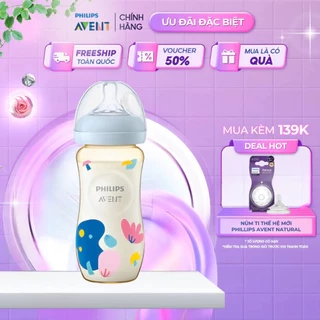 Bình Sữa Philips Avent Cho Bé Sơ Sinh, Bình Sữa Mô Phỏng Tự Nhiên PPSU Chống Đầy Hơi Sặc Sữa