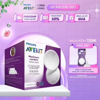 Lót Thấm Sữa Philips Avent 60 Miếng/Hộp