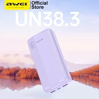Sạc Dự Phòng 20000mah Awei P19K Sạc Nhanh Cổng USB Kép Có Đèn LED Hỗ Trợ Sạc Nhanh Cho Điện Thoại