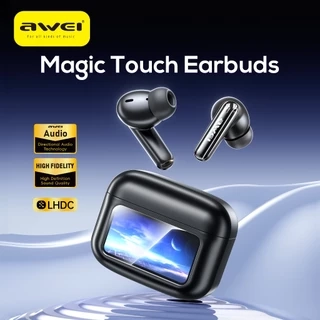 Tai nghe Bluetooth Awei T56 chống ồn ANC+ENC màn hình cảm ứng thông minh có Mic HD chính hãng