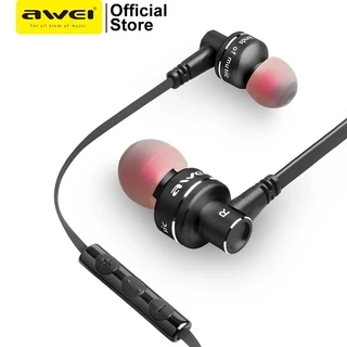 Tai nghe có dây Awei ES-10TY cắm 3.5mm thể thao in ear Thiết Kế thoải mái có Mic