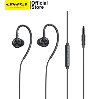 Tai nghe có dây Awei L3 Mini 3.5mm Cắm Thể Thao âm thanh nổi có Mic