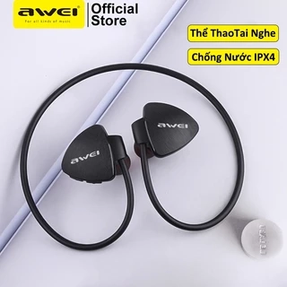 Tai Nghe Thể Thao Awei A847BL Đeo Cổ Bluetooth Chống Nước IPX4 Cổ Mic HD chính hãng