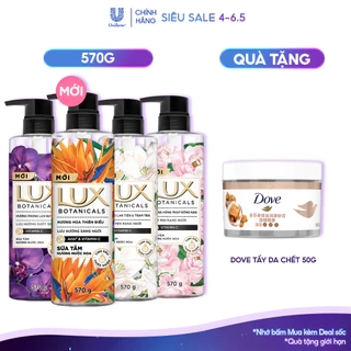 Sữa Tắm Lux Botanical Hương Nước Hoa Cao Cấp Sáng Mịn Rạng Ngời 570G (562ML)