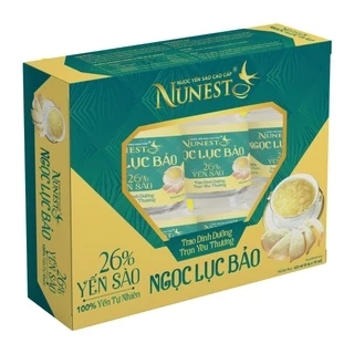 Hộp nước yến cao cấp NUNEST NGỌC LỤC BẢO (6 lọ x 70ml)