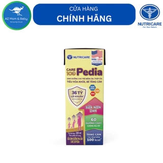 Thùng sữa nước Nutricare Care Pedia 100 (180ml x 48 hộp)