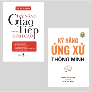 Sách - Combo 2 Cuốn: Kỹ Năng Giao Tiếp Đỉnh Cao + Kỹ Năng Ứng Xử Thông Minh