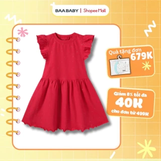 Đầm cánh tiên bé gái, Đầm kim tuyến lấp lánh cho bé đi học, đi chơi từ 1- 10 tuổi Baababy AD16C