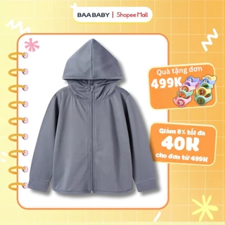 Áo khoác chống nắng bé trai, bé gái áo khoác chống tia UV thoáng mát cho bé từ 1- 10 tuổi Baababy AK15D
