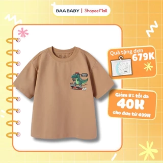 Áo Thun Bé Trai In Capybara, Chất Cotton Mềm Mịn, Mát Mẻ (1-10 Tuổi) – Baa Baby AT30N