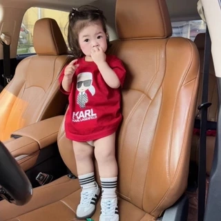 Áo Bé Gái Áo Thun Cho Bé Áo Cho Bé Unisex Bé Trai Bé Gái Áo Cotton Loại Một Babi mama ABG20