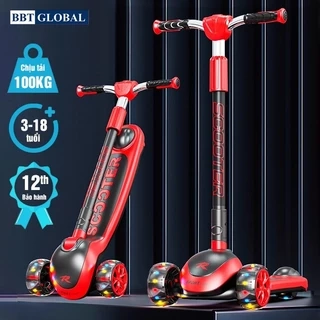Xe trượt scooter cho bé BBT Global bánh sáng KM986/989