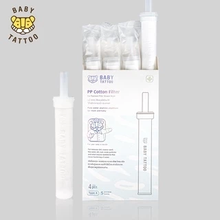 Bộ Lõi Lọc PP Cao Cấp Thay Thế Cho Vòi Sen Tắm Lọc Nước, Khử Clo Type A BABY TATTOO