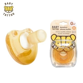 Ti Ngậm SIlicone Nano Bạc Kháng Khuẩn, Hạn Chế Mút Tay, Rèn Luyện Kỹ Năng Hút Cho Bé BABY TATTOO