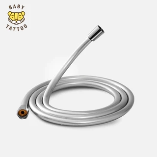 Đường Dây Ống Nước, Dây Dẫn Nước Vòi Sen Tắm BABY TATTOO, Thiết Kế 5 Lớp Chống Cháy, Chống Xoắn, Chiều Dài 1.5m