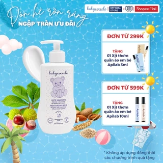 Sữa dưỡng ẩm cho bé Babycoccole 0M+ dưỡng da trẻ em & em bé từ sơ sinh chiết xuất hạnh nhân 250ml