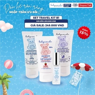 Travel Kit bộ chăm sóc cá nhân & du lịch cho bé Babycoccocle 0M+