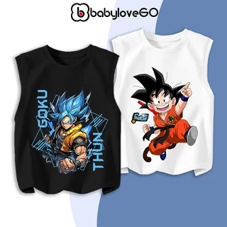 Áo ba lỗ bé trai BabyloveGO áo 3 lỗ Dragon Ball chất thun cotton cho bé thoáng mát