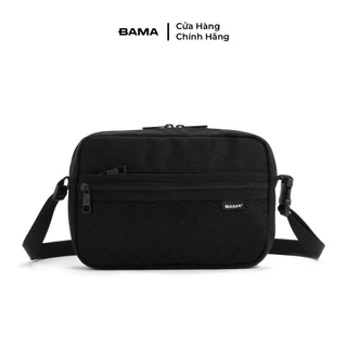 Túi đeo chéo nam nữ BAMA Mesh Fabric Shoulder Bag MF202 chống nước nhiều ngăn, túi mini vải canvas thời trang