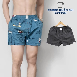 COMBO 3-5 quần đùi cotton mẫu ngẫu nhiên BAMI HOME, mặc ngủ, mặc nhà có túi mềm mại thoáng mát QNCT2
