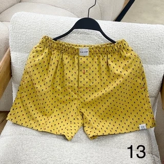 Quần đùi nam cotton BAMI HOME mặc ngủ nhà có túi mềm mại thoáng mát QC01 - 5