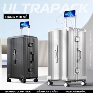 Vali Bamozo Khung Nhôm ULTRAPACK Size 22/24/28 Cao Cấp Tăng Sức Chứa Hành Lý