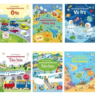 Sách - Sách dán hình đầu đời cho bé - First Stiker book ( Lẻ 1 quyển )