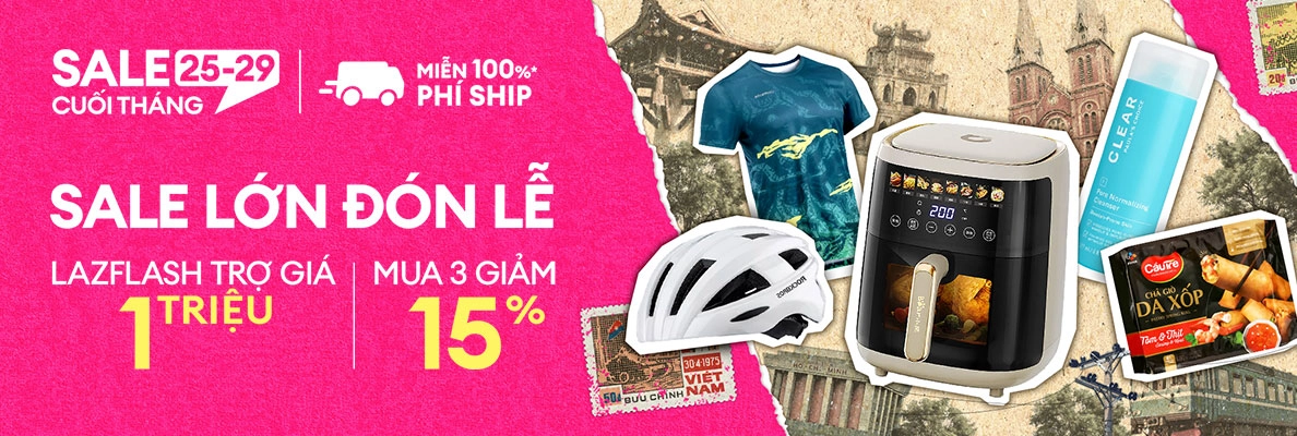 LAZADA SALE CUỐI THÁNG - SIÊU BÙNG NỔ