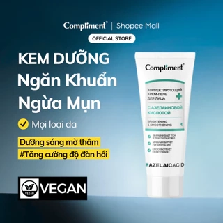 Kem Dưỡng Azelaic Acid Compliment Giảm Dầu Mụn, Mờ Thâm, Sáng Da 35ml
