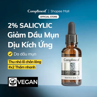 Serum Dưỡng Da BHA Compliment Skin Salicylic Acid Se Khít Lỗ Chân Lông, Kiềm Dầu, Giảm Mụn 27ml