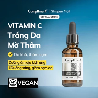Serum Dưỡng Da Compliment Vitamin C Cấp Ẩm Và Phục Hồi Da, Dưỡng Da Trắng Sáng, Mờ Thâm 27ml
