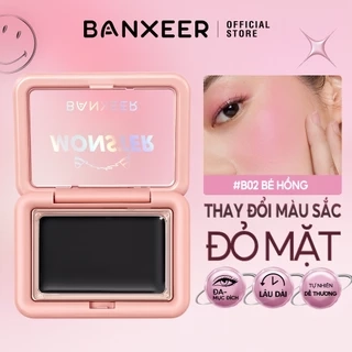 Banxeer Đổi Màu Blush Bền Chống Thấm Nước Hydrating Gloss Lip & Cheek 5 Màu Mỹ Phẩm Làm Đẹp