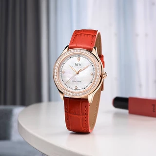 Đồng Hồ Nữ I&W Carnival 593L1 Chính Hãng Full Box Chống Nước Kính Saphire Chống Xước Dây Da Cao Cấp (Máy Pin-Quartz)