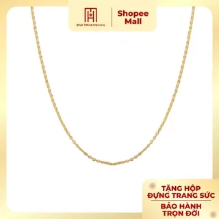 Dây chuyền vàng 10K dáng xích chữ O nhỏ vàng vàng Bảo Tín Mạnh Hải PYD1V10KD0-210005