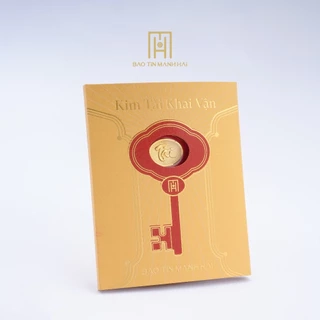 Thẻ vàng 24K Kim Tài Khai Vận - khai mở tài vận đón lộc an khang Bảo Tín Mạnh Hải