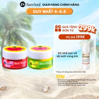Bộ đôi làm sạch, dưỡng ẩm sâu, tạo sắc hồng cho môi BareSoul Lip Tint & Cheek 10g + Sweet Talker Lip Scrub 20g